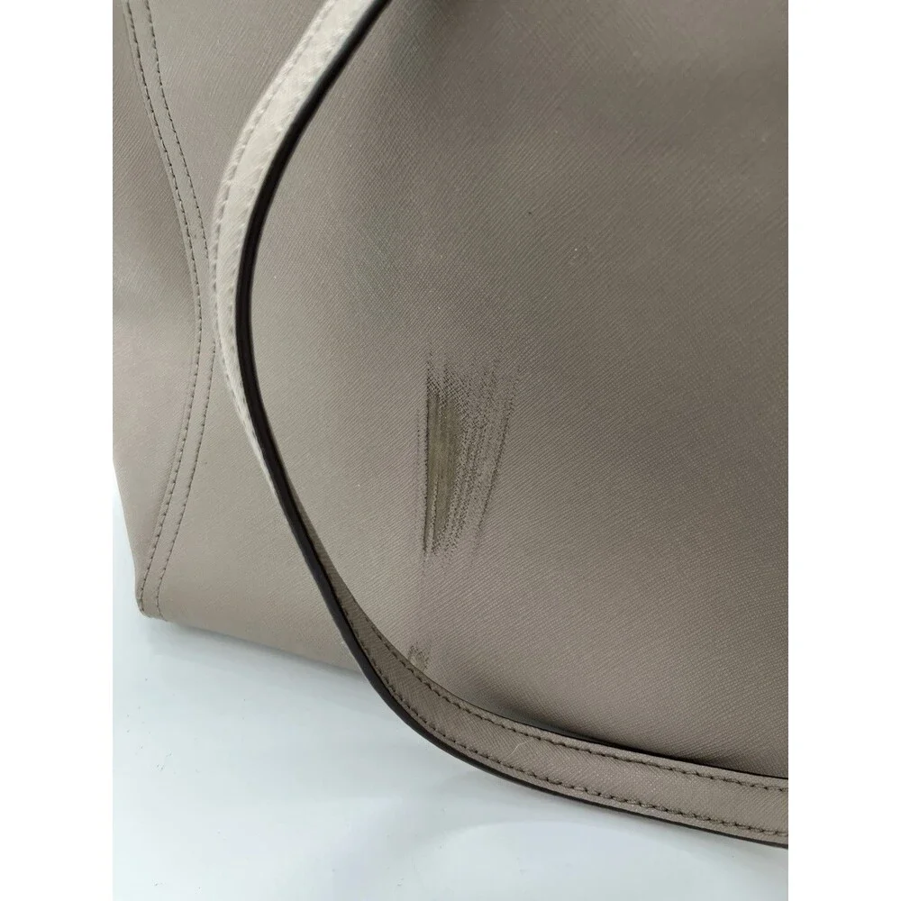 Tory Burch Robinson Tote Gray Heron (gray brown).